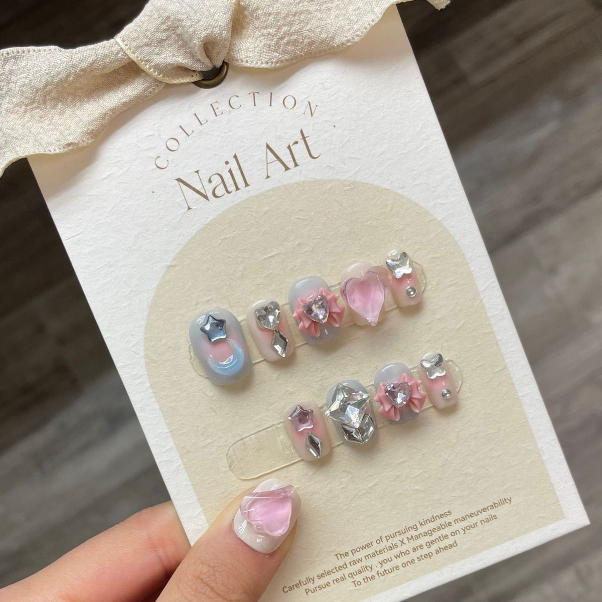 0938- Handmade press on nails fake nails removable