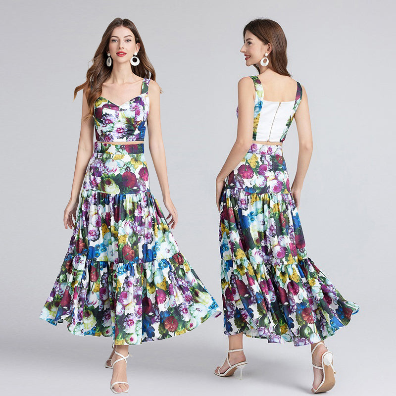 Robe d'été courte à manches courtes pour célébrité