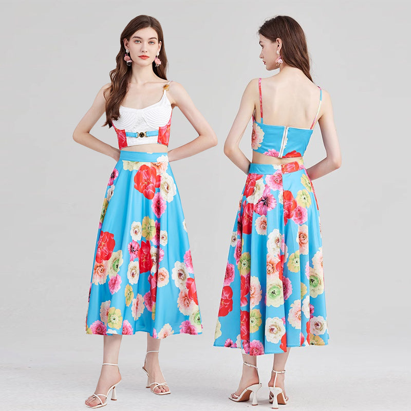 Prominentes kurzärmeliges Kleid