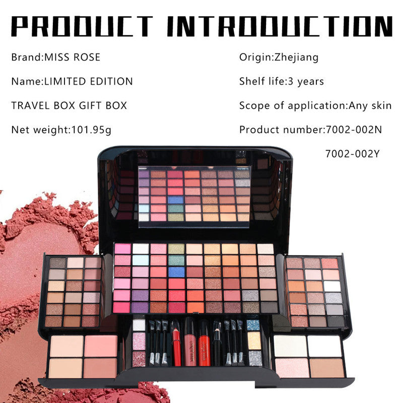 190-Color Matte Makeup Palette Gift Set – Eyeshadow, Blush & More in Stunning Collector Cases