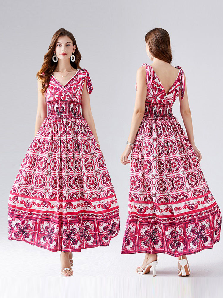 Robe d'été courte à manches courtes pour célébrité