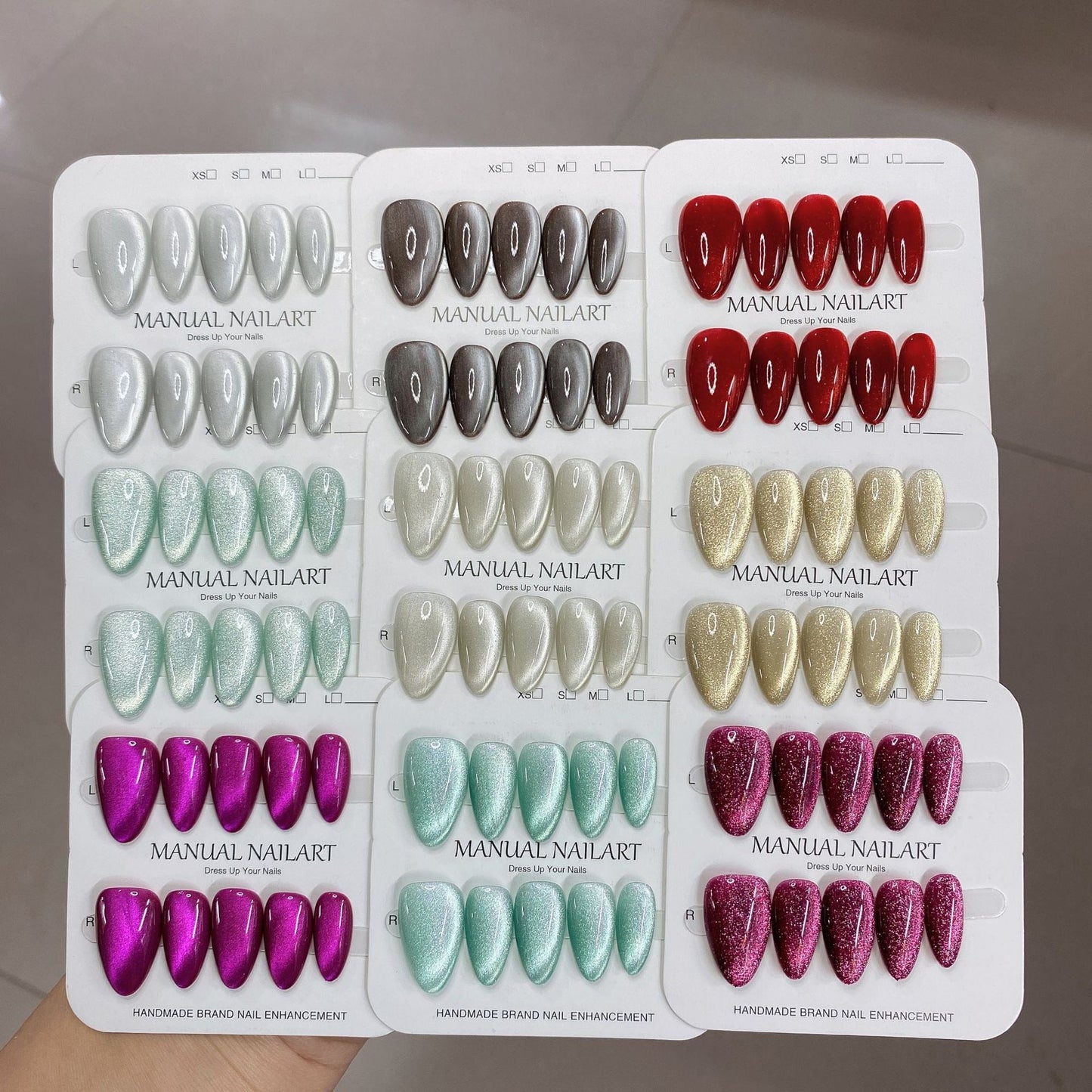 0965- Handmade press on nails fake nails removable
