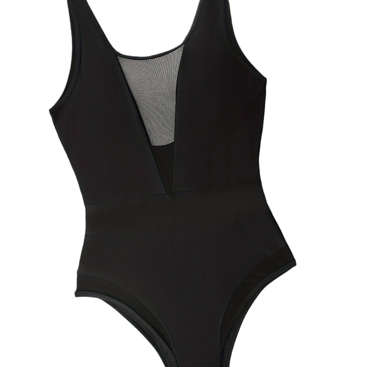 Black Tight Triangle One-piece Swimsuit Women's
