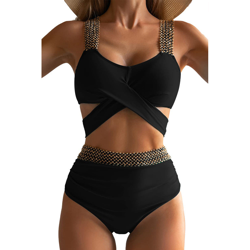 Elastic Bikini Swimsuit for Women Tummy Control Business Product After sales Guarantee