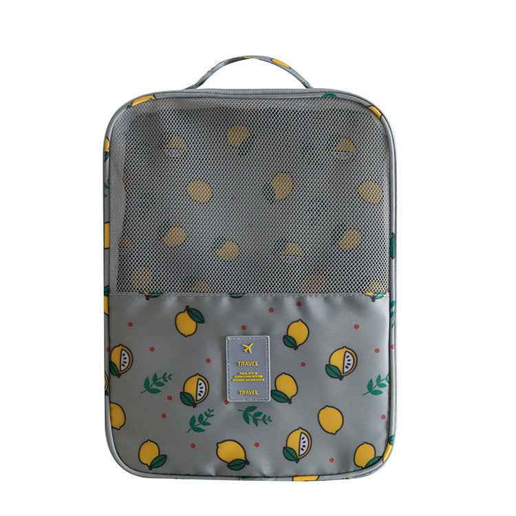 Large capacity can hold three pairs of shoes convenient Oxford cloth storage bag, waterproof shoe bag, suitcase trolley shoe bag