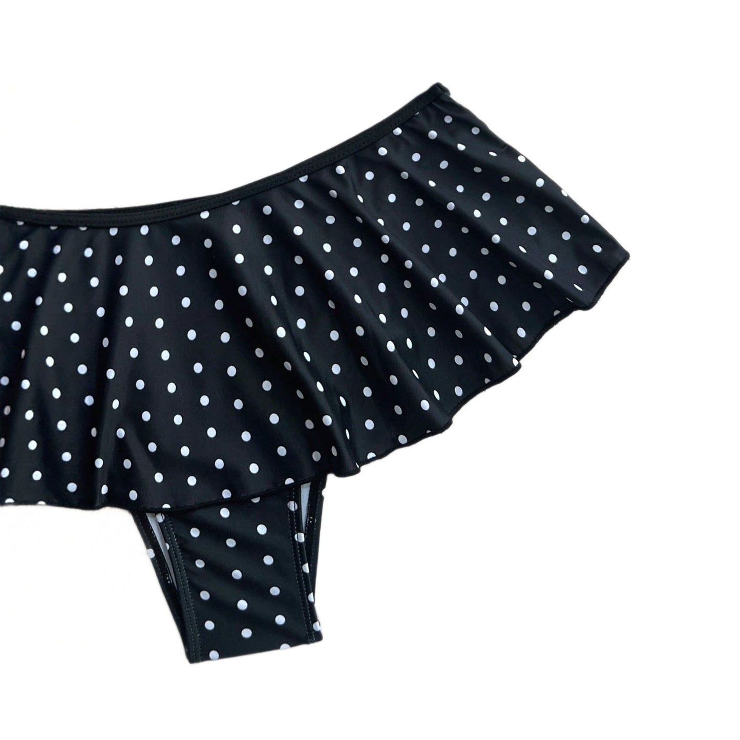 Women's Two-Piece Bikini Leopard Print Patchwork Skirted Triangle Sexy Backless Swimsuit