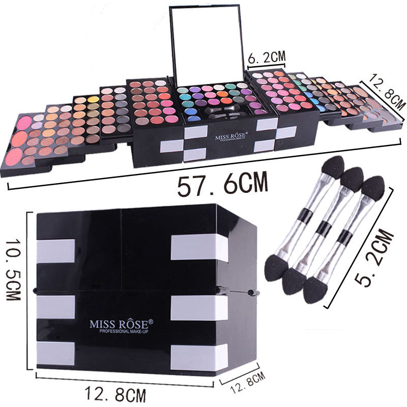 190-Color Matte Makeup Palette Gift Set – Eyeshadow, Blush & More in Stunning Collector Cases