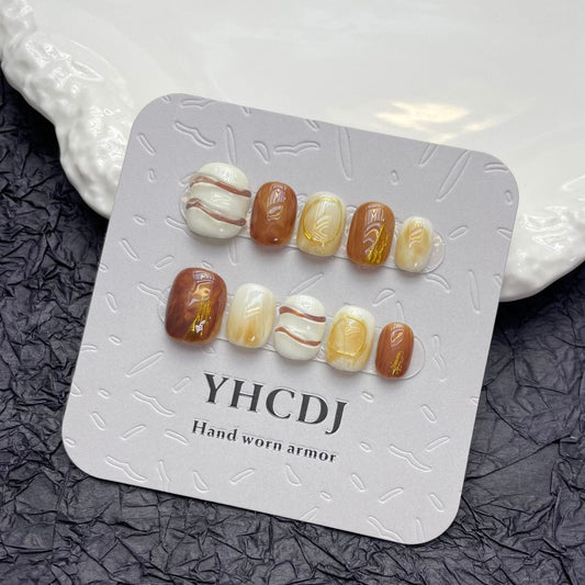 1024- Handmade press on nails fake nails removable