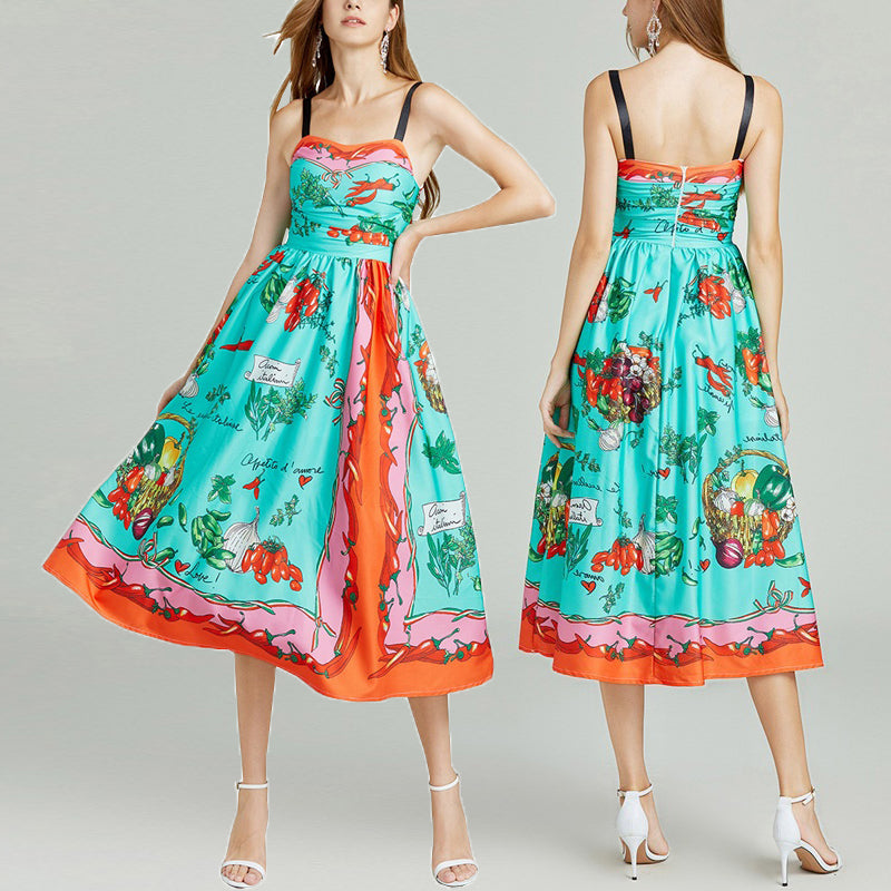 Robe d'été courte à manches courtes pour célébrité