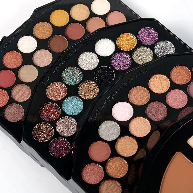 190-Color Matte Makeup Palette Gift Set – Eyeshadow, Blush & More in Stunning Collector Cases