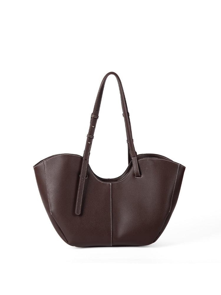 Autumn and winter retro hobo bag, large capacity shoulder bag, design commuter tote bag,