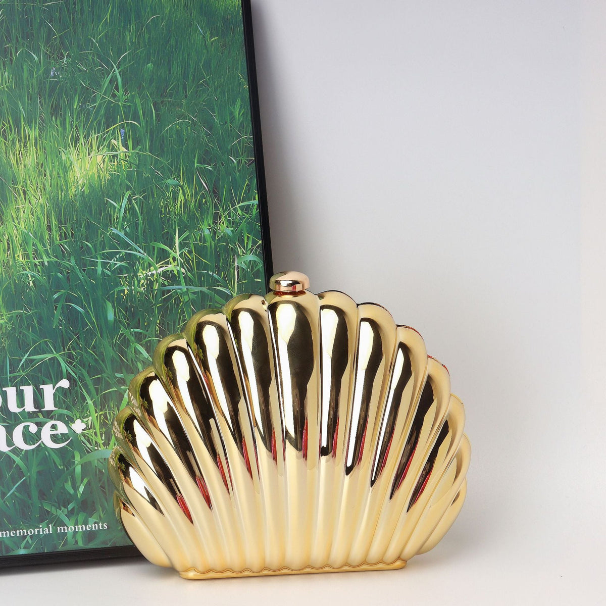 Shell Box Bag, Clutch Purse, Dinner Purse evening Clutch Purse Party