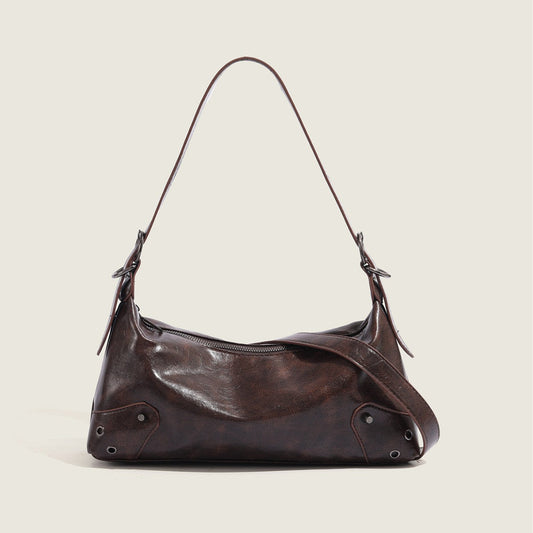 Design female small hobo bag, autumn and winter armpit bag, versatile shoulder crossbody bag female