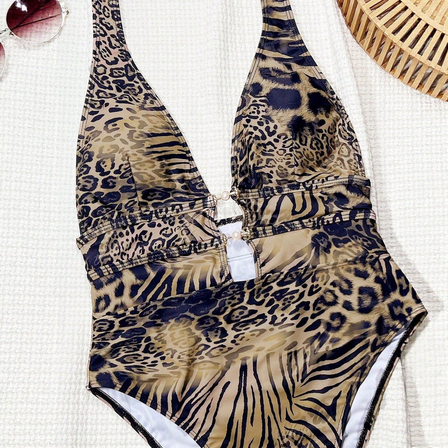 Tiger Print Sexy Bikini Swimsuit for Women