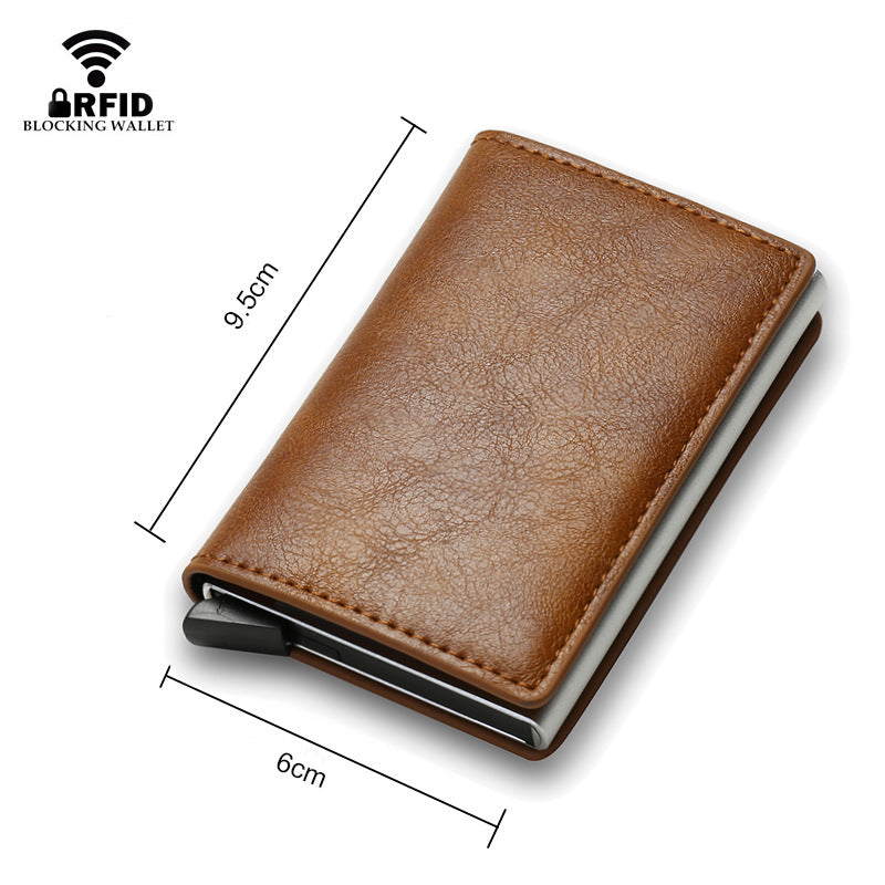 Smart Minimalist Credit Card Wallet Secure Pocket