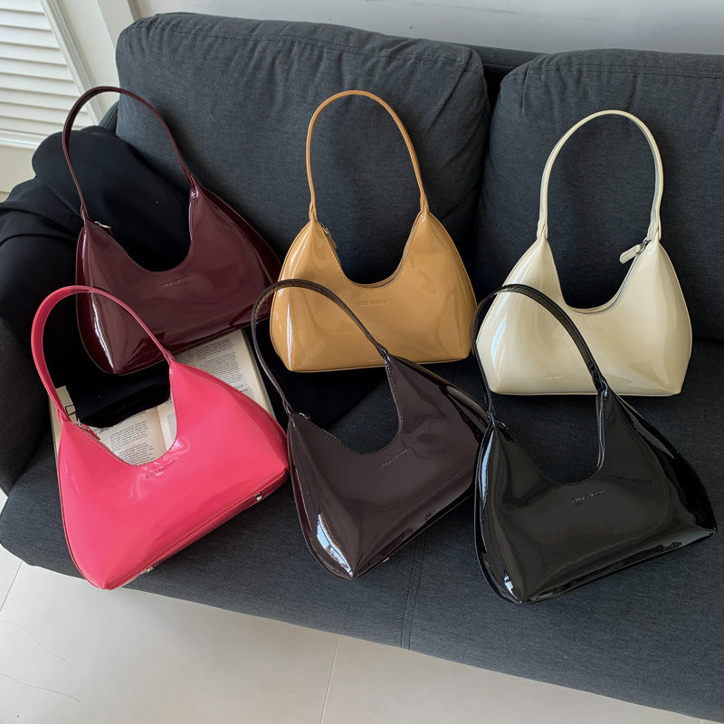 Shiny Small Shoulder Bag Patent leather