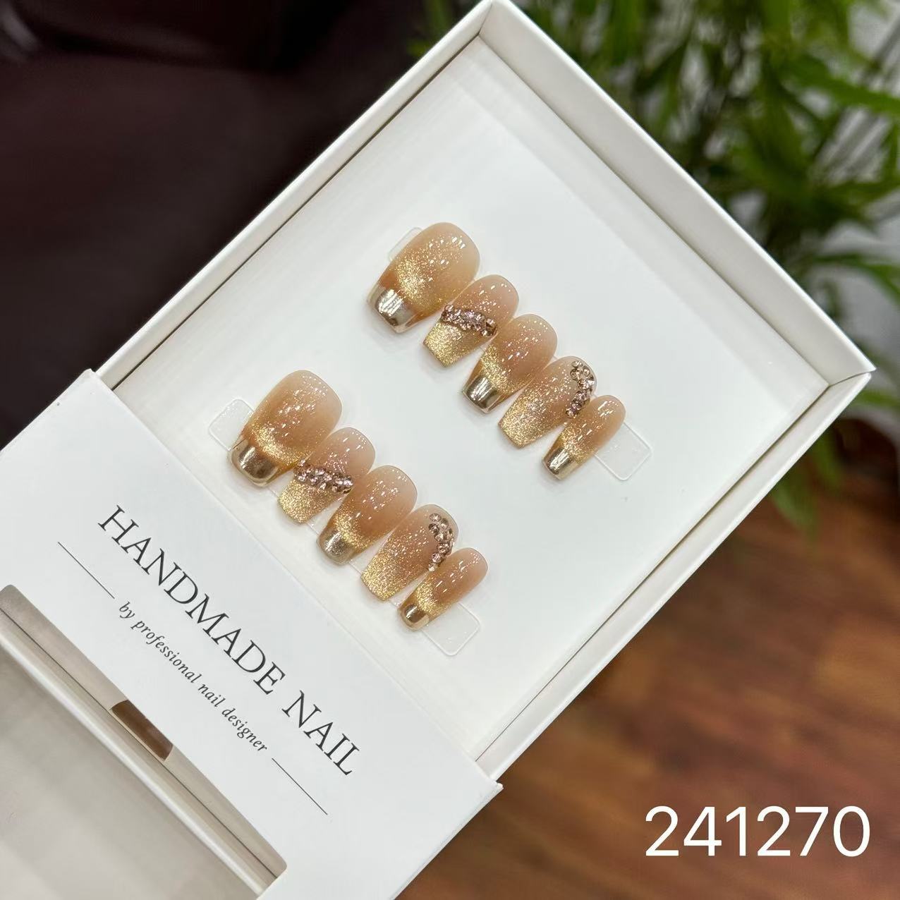 1030- Handmade press on nails fake nails removable