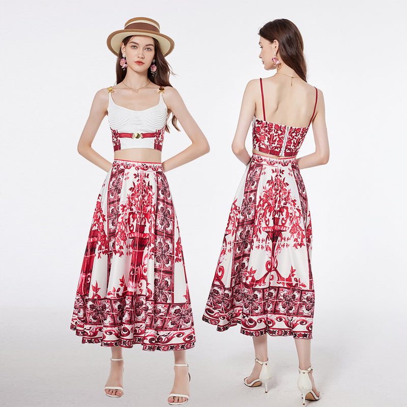 Prominentes kurzärmeliges Kleid