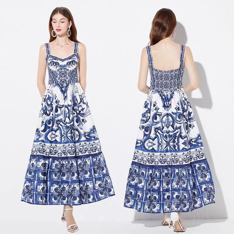 Robe d'été courte à manches courtes pour célébrité