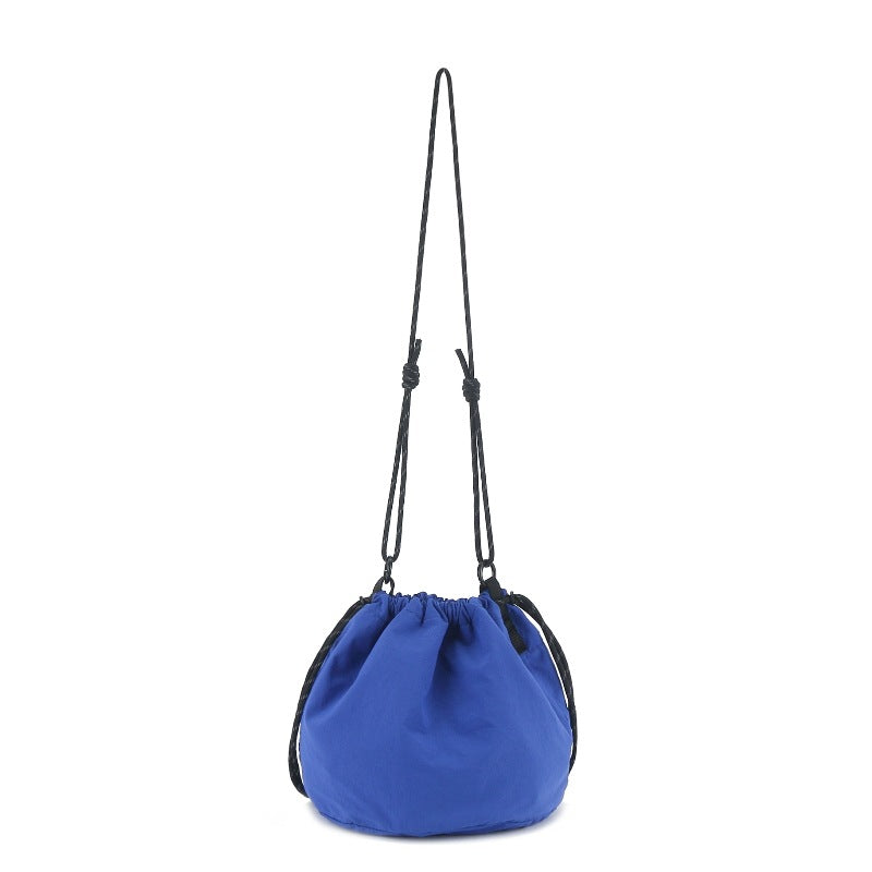 Bucket Bag stylish, Dual Drawstring Crossbody Bag Men's, Outdoor Sports and Leisure Bag