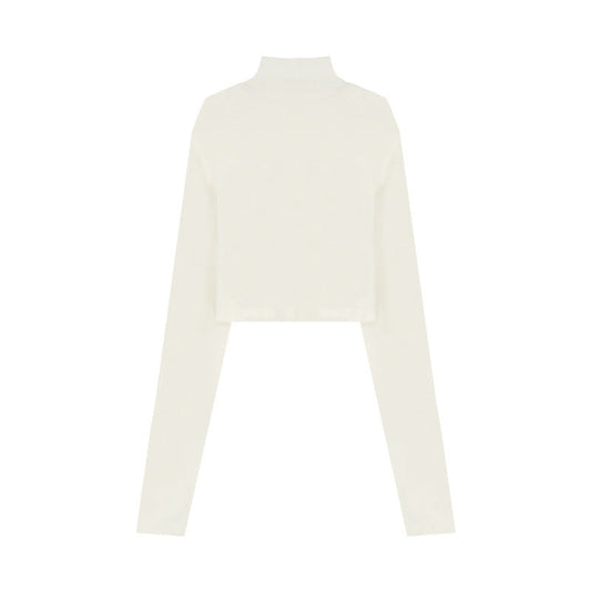 Women's White Blouse for Autumn