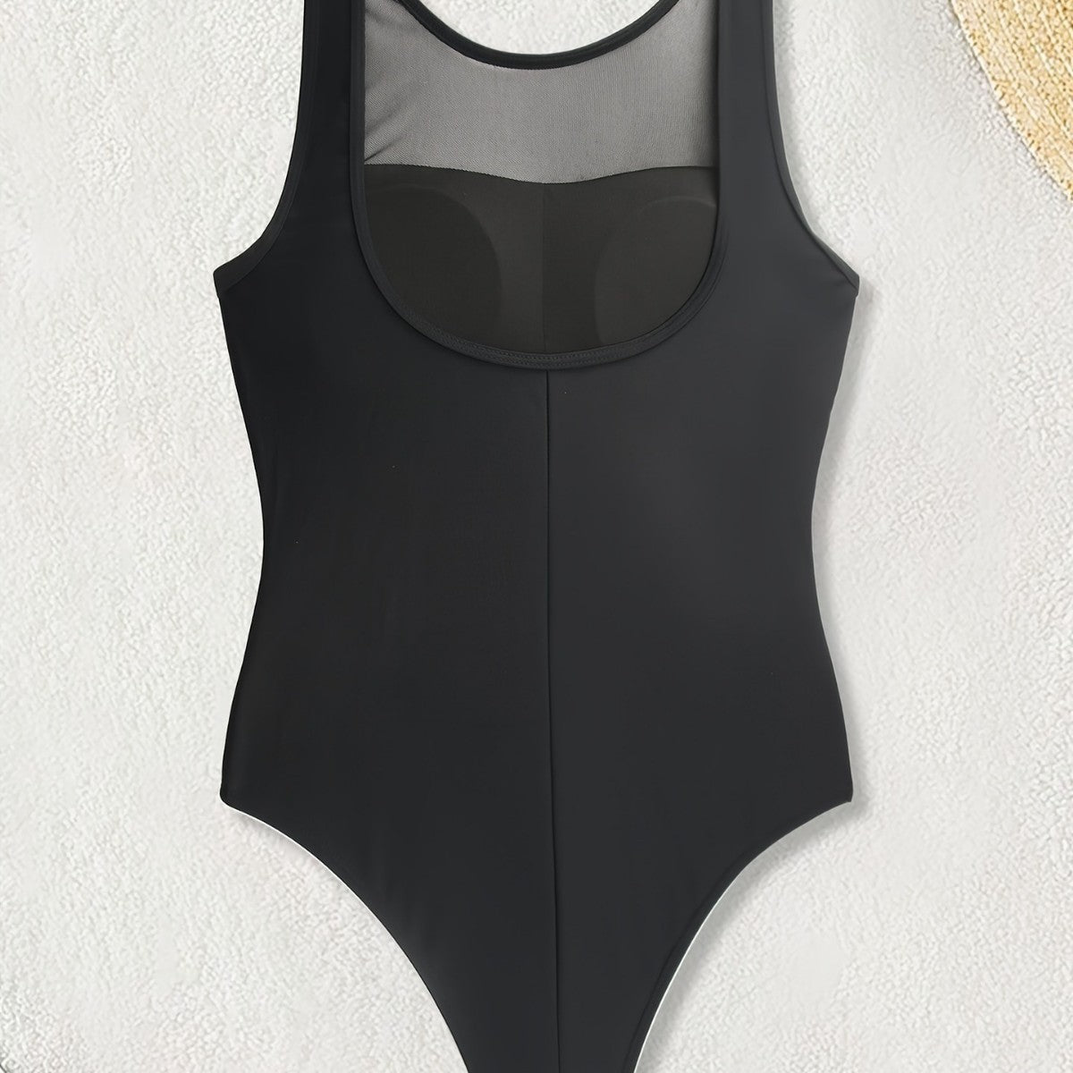 Plus Size Women's Swimsuit Bikini Mesh One Piece with Padded Bra