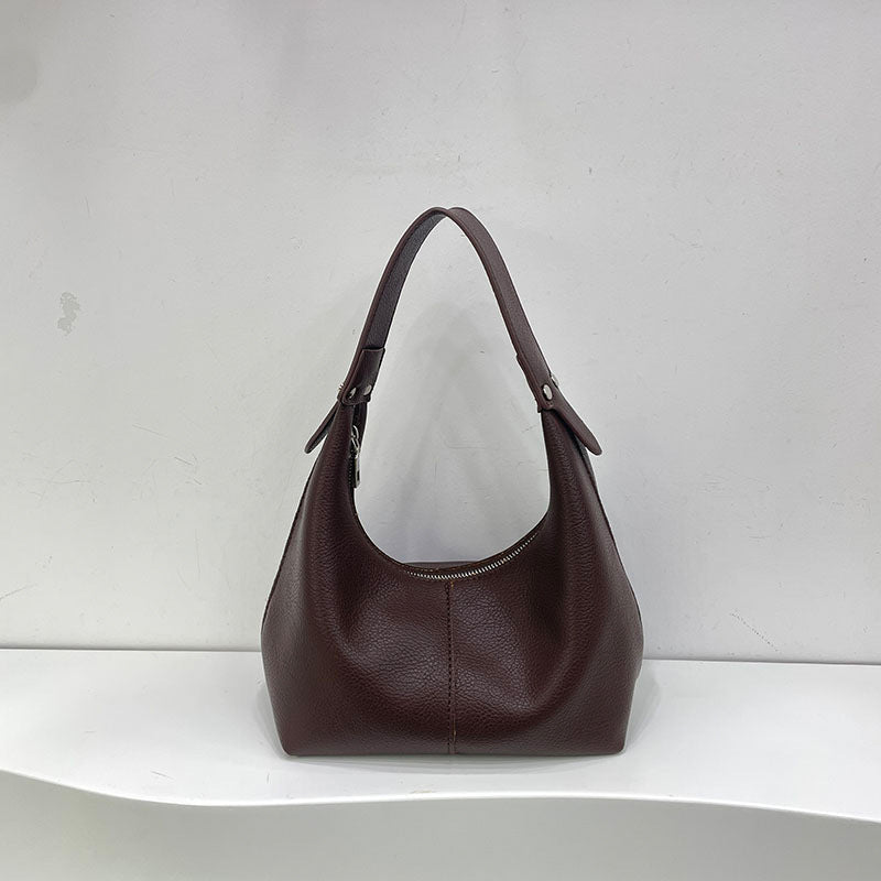 Chic Small Shoulder Bag – Versatile Armpit Bag for Autumn and Winter Commuters, Stylish Women's Hobo Handbag
