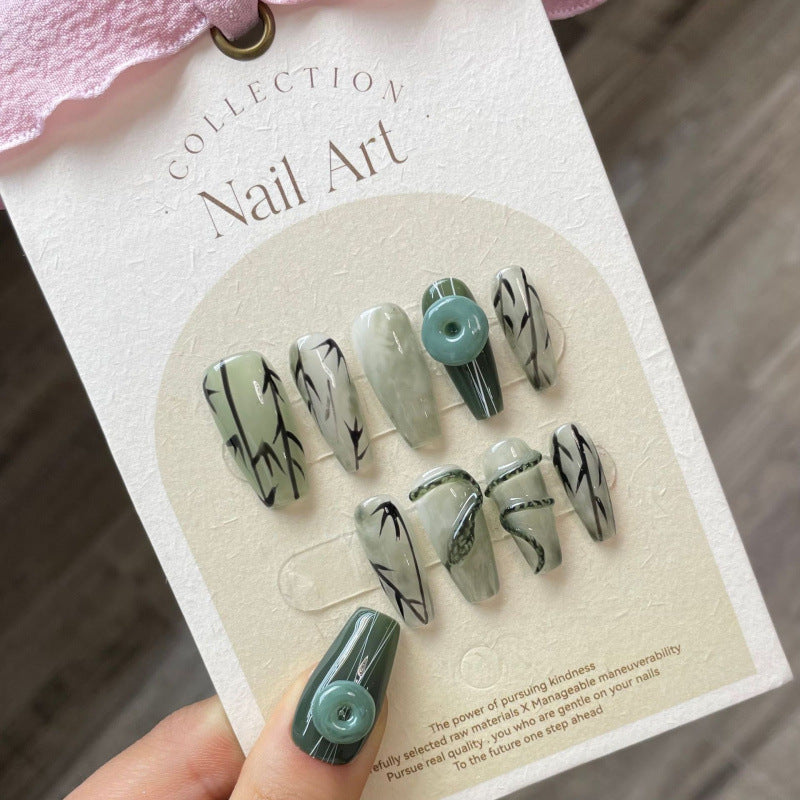 0937- Handmade press on nails fake nails removable