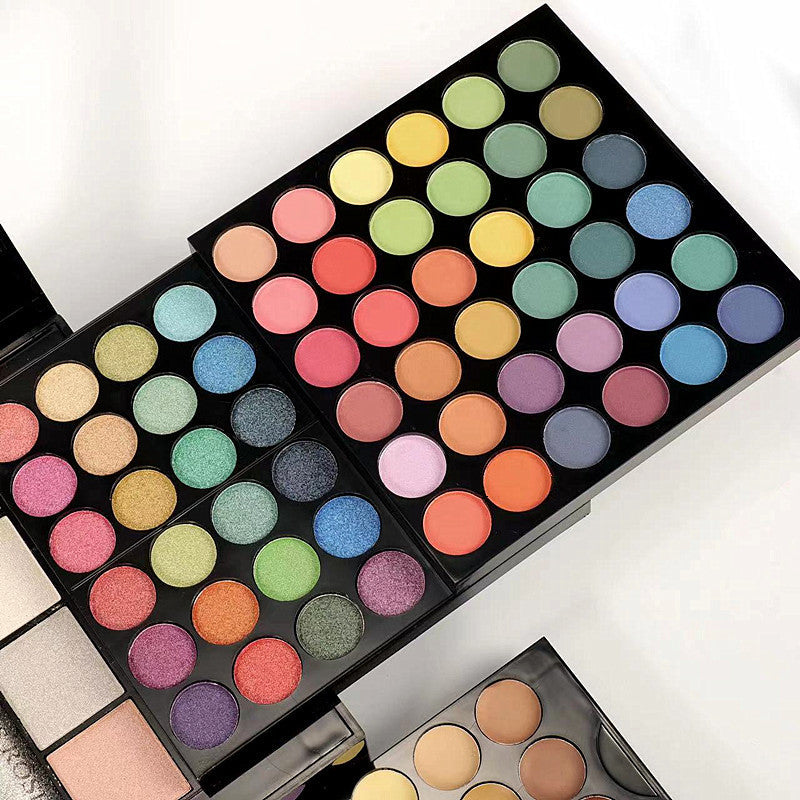 190-Color Matte Makeup Palette Gift Set – Eyeshadow, Blush & More in Stunning Collector Cases