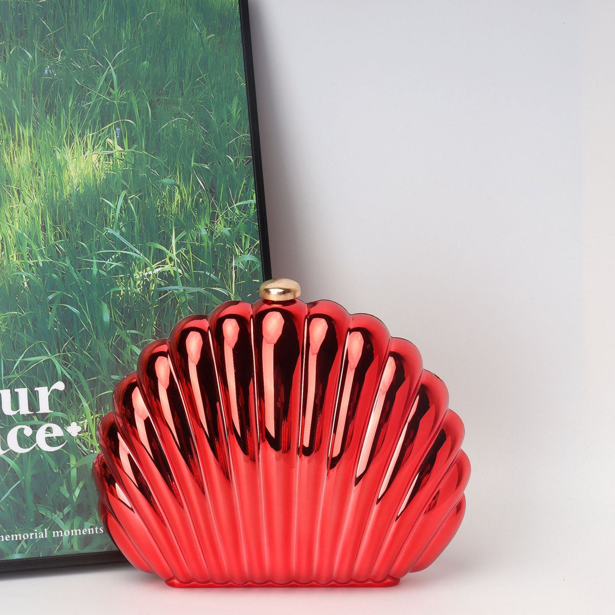 Shell Box Bag, Clutch Purse, Dinner Purse evening Clutch Purse Party