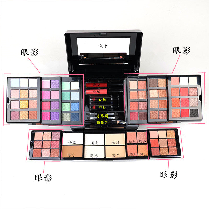 190-Color Matte Makeup Palette Gift Set – Eyeshadow, Blush & More in Stunning Collector Cases