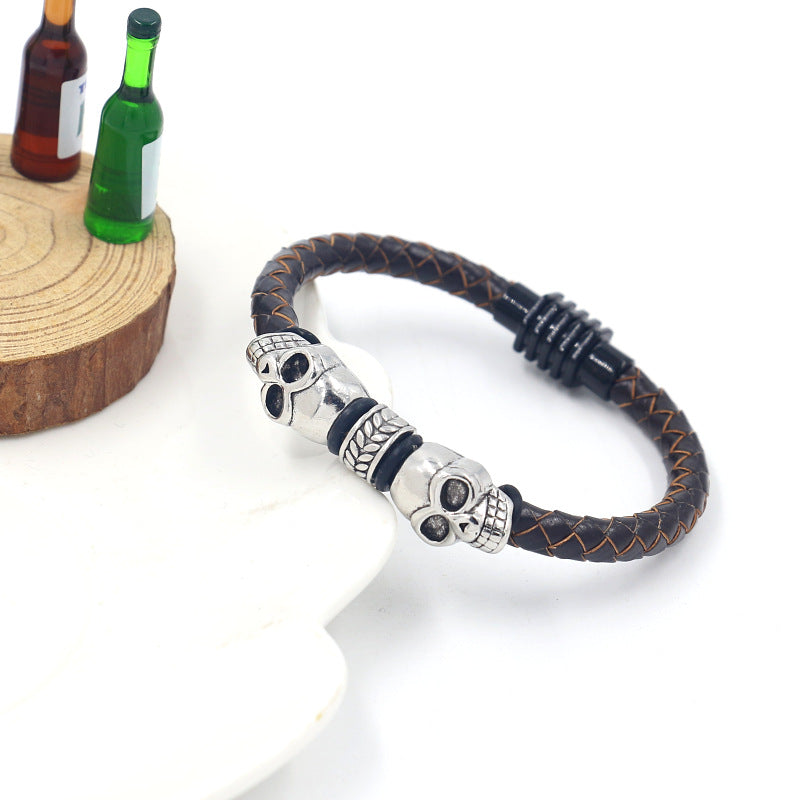 Men's Vintage Skull Bracelet