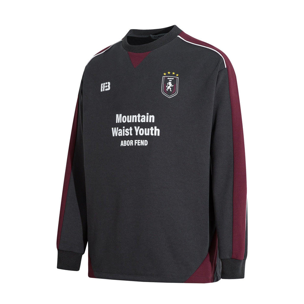American Retro Sports Style Patchwork Sweater Loose Design