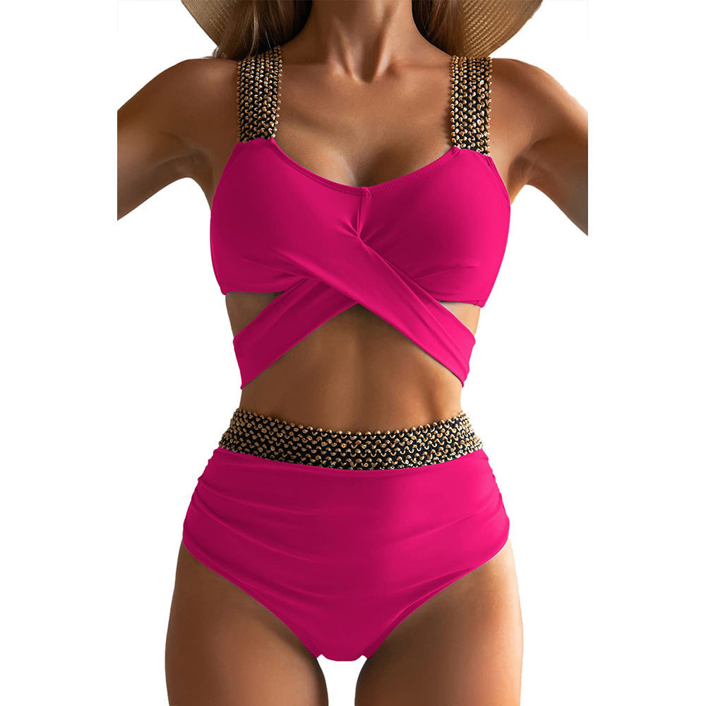 Elastic Bikini Swimsuit for Women Tummy Control Business Product After sales Guarantee