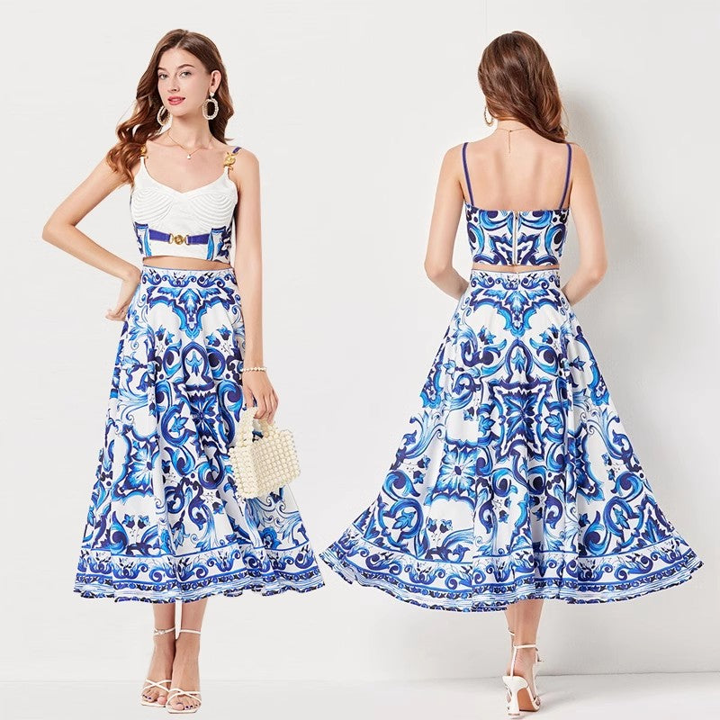 Prominentes kurzärmeliges Kleid