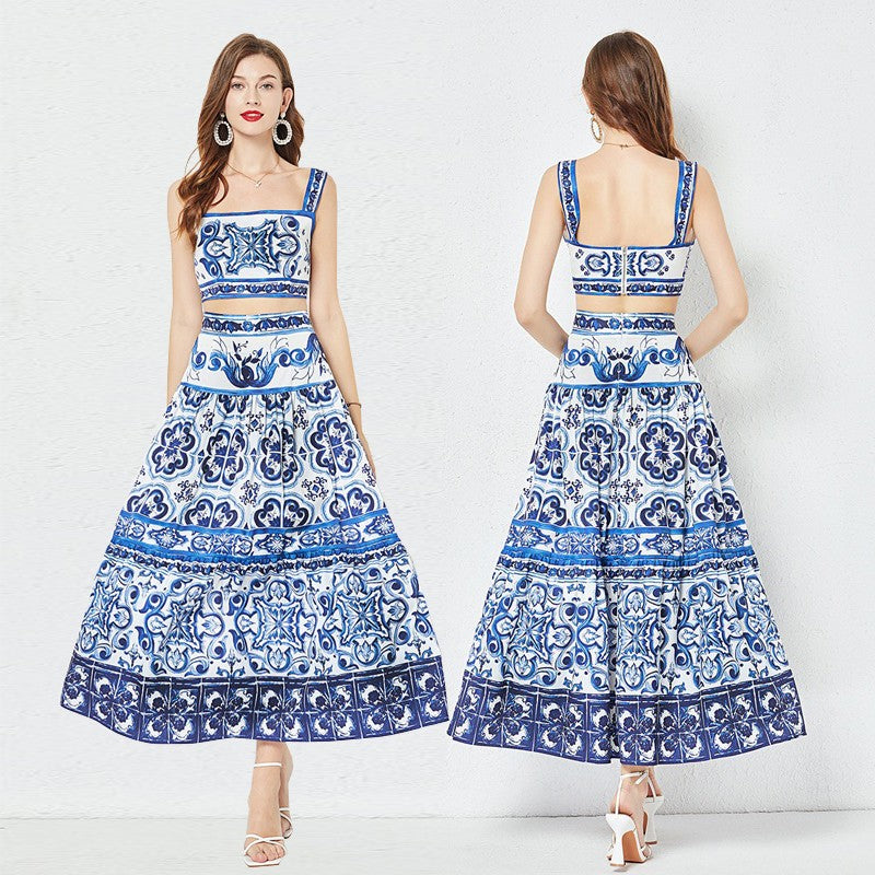 Prominentes kurzärmeliges Kleid