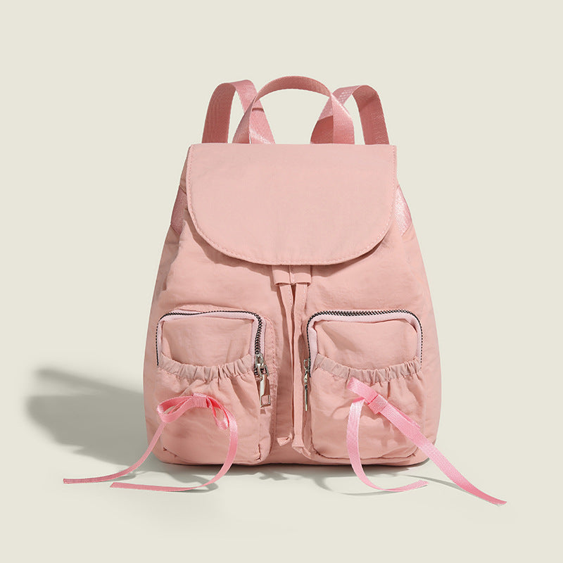 Lightweight Nylon Backpack, Summer Academy Casual backpack purse, Nylon Backpack