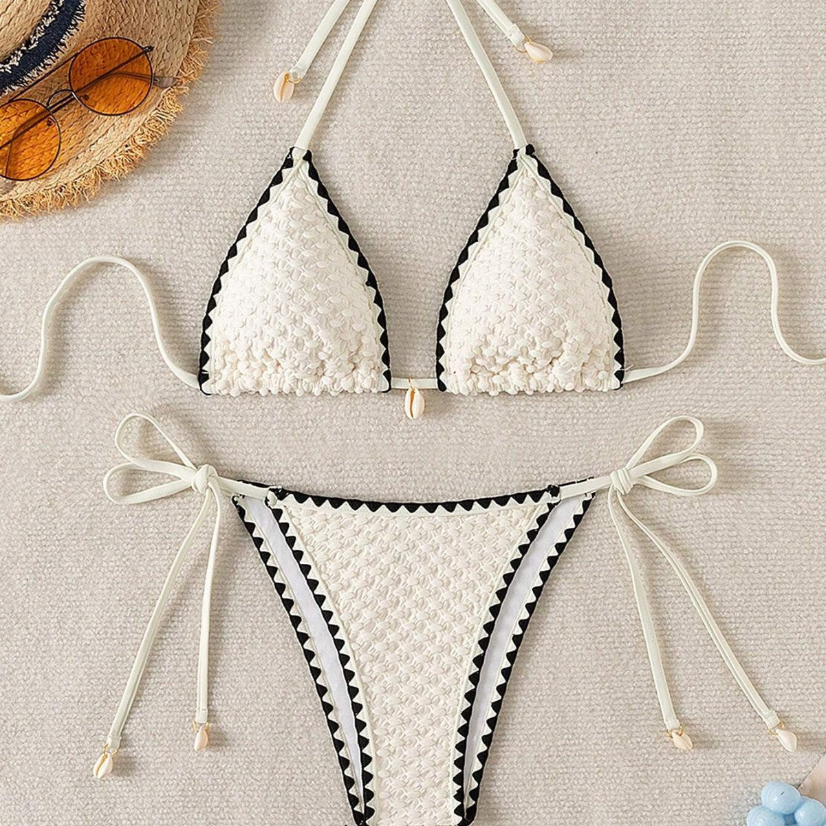 Style Printed Two Piece Lingerie Floral Swimsuit Sexy Split Bikini Set