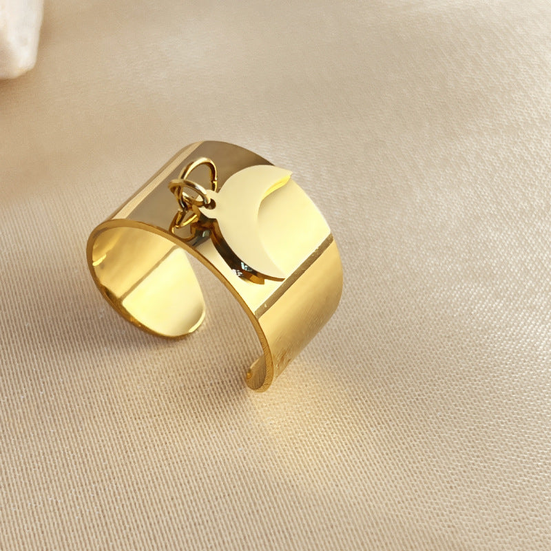 Vintage Stainless Steel Flower Ring