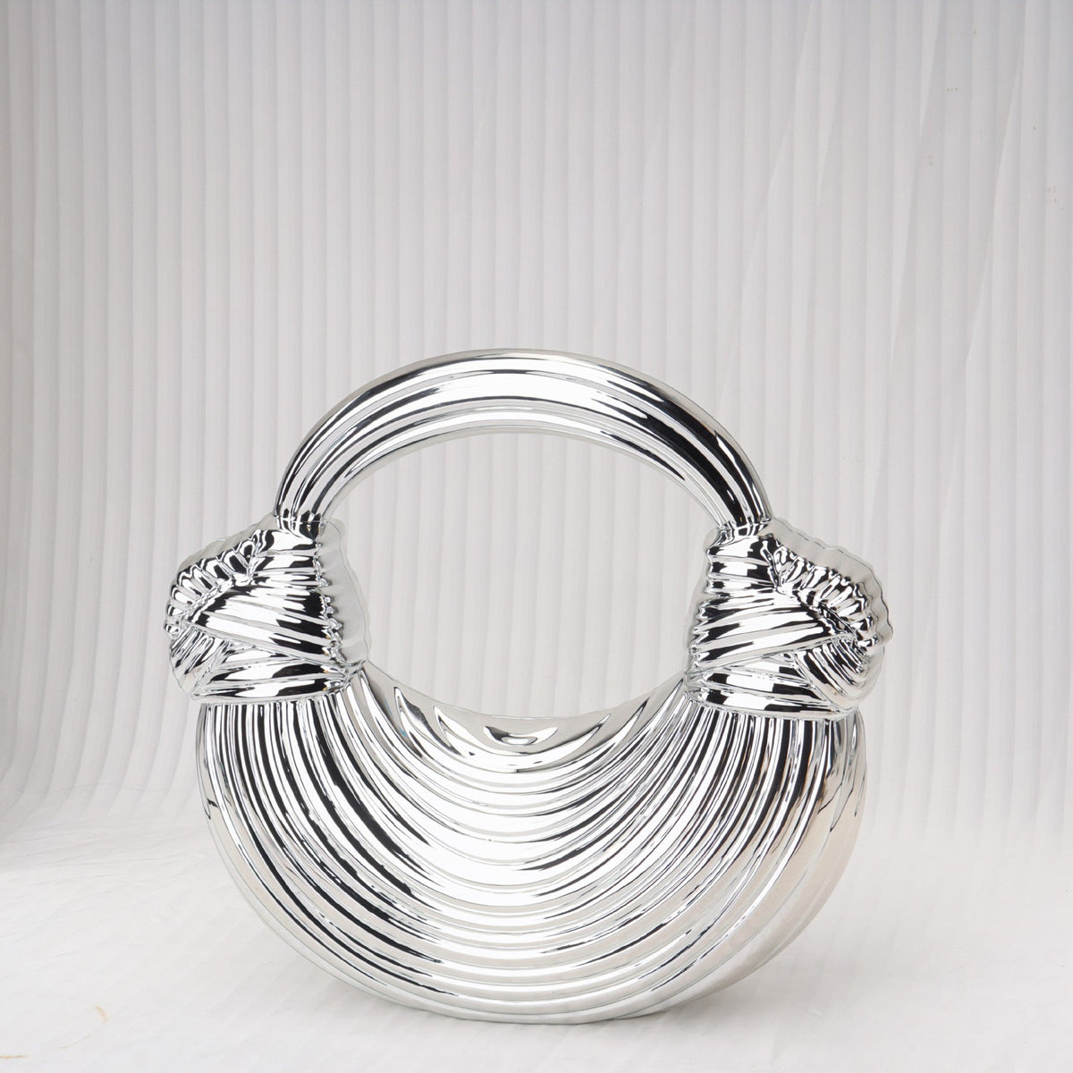 Shinny Acrylic Knotted evening Clutch Purse, Dinner Purse, Clutch Purse Casual