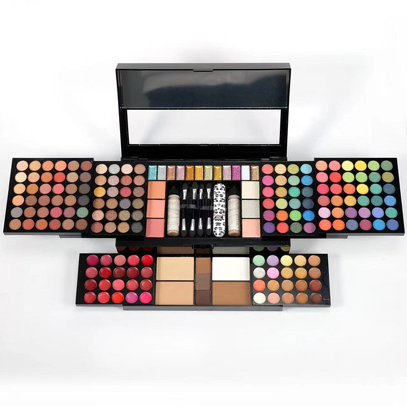 190-Color Matte Makeup Palette Gift Set – Eyeshadow, Blush & More in Stunning Collector Cases