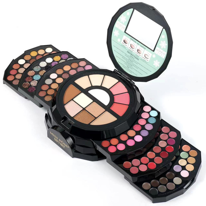 190-Color Matte Makeup Palette Gift Set – Eyeshadow, Blush & More in Stunning Collector Cases