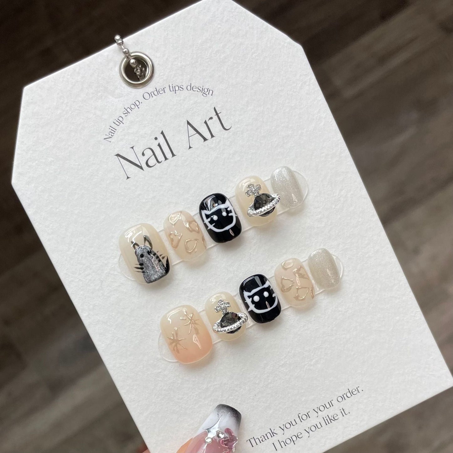 1024- Handmade press on nails fake nails removable