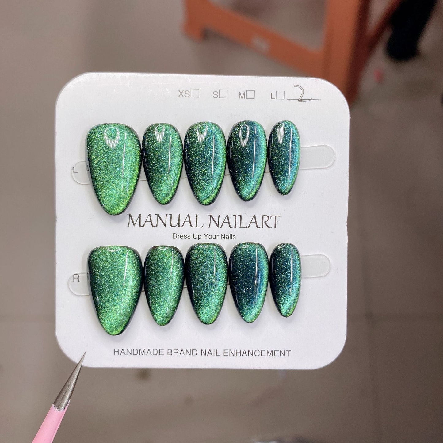 1026- Handmade press on nails fake nails removable