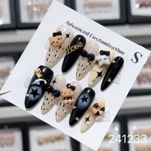 1031- Handmade press on nails fake nails removable