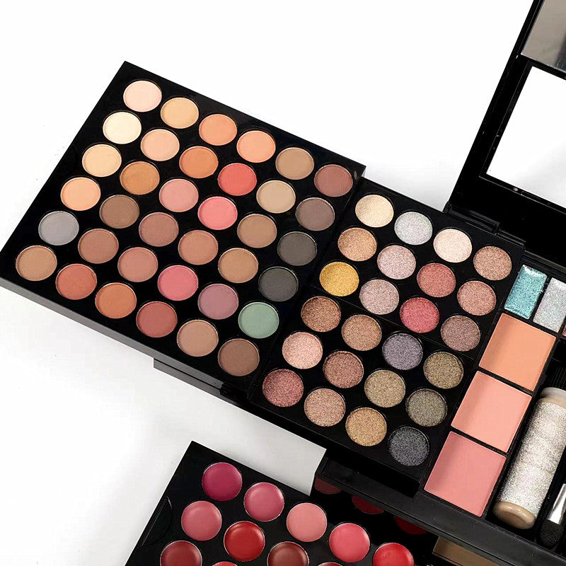 190-Color Matte Makeup Palette Gift Set – Eyeshadow, Blush & More in Stunning Collector Cases