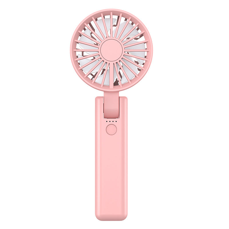 Portable Fan Mini Handheld Fan USB Rechargeable 3 Speed Personal Handheld Small Pocket Fan with Base for Indoor Outdoor Handheld Fan Mini Portable Fan Rechargeable Battery Fan Cute Design 3 Speed Dual Motors Personal Small Desk Fan with Base