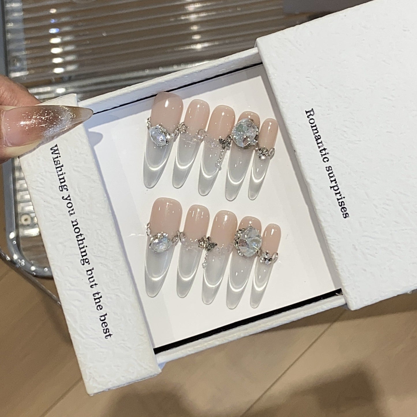 0995- Handmade press on nails fake nails removable