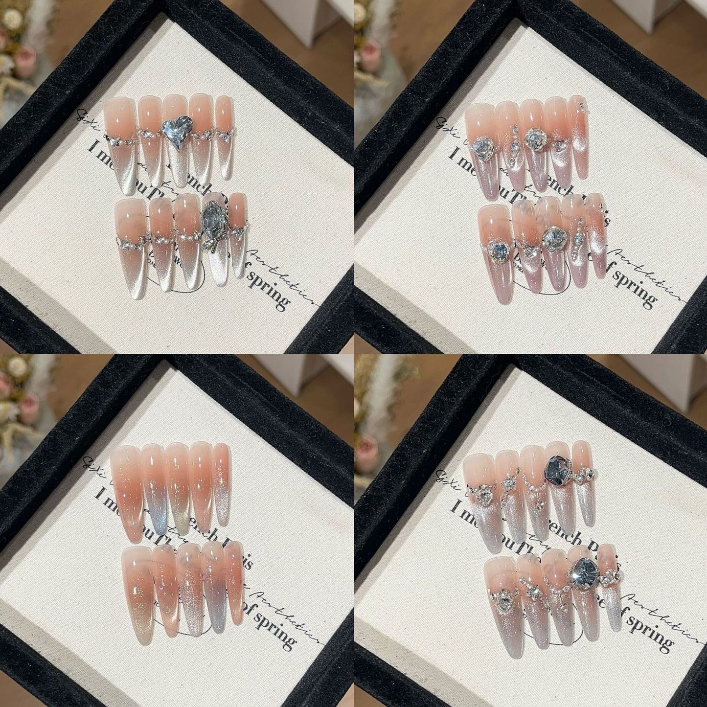 0995- Handmade press on nails fake nails removable