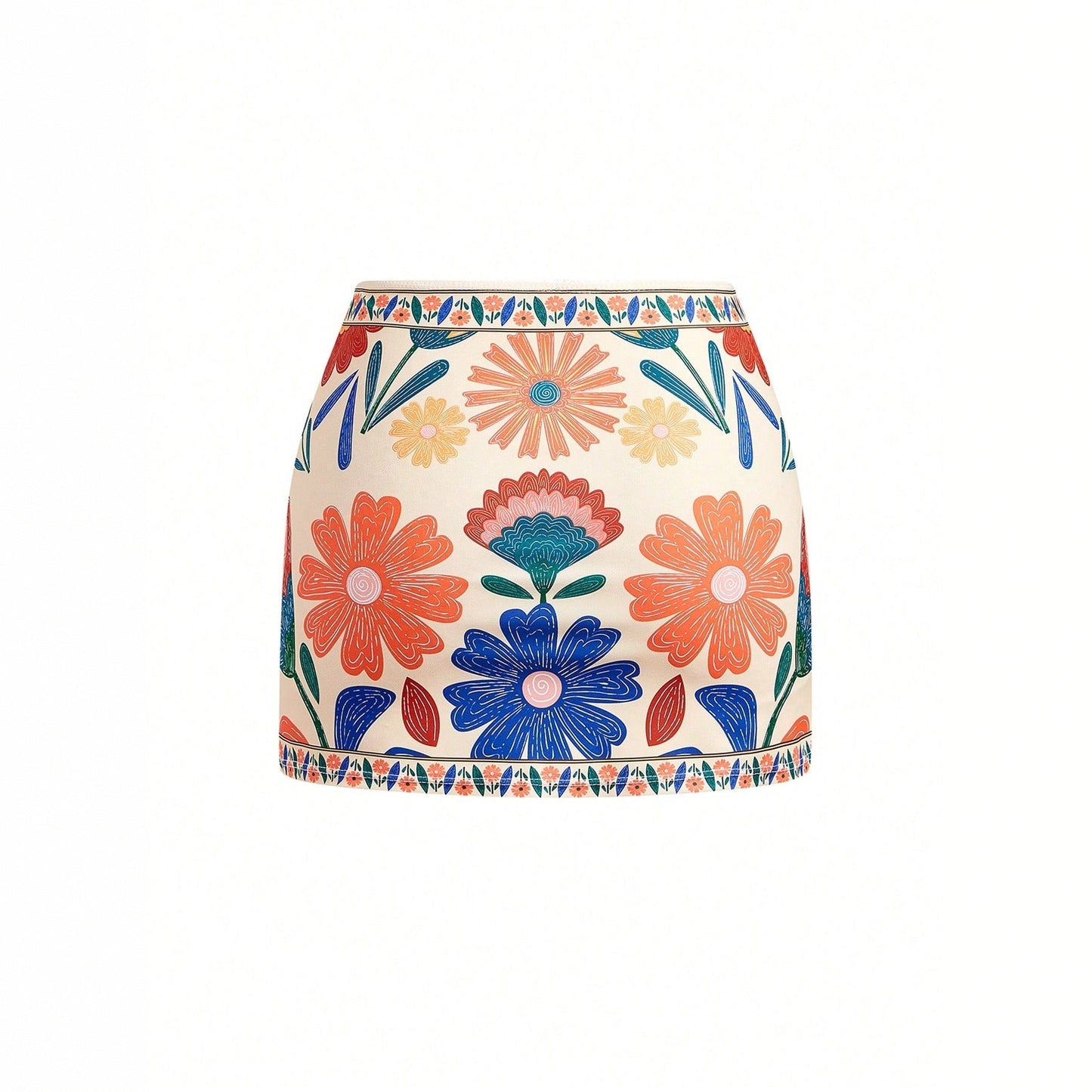 Women's Printed Bohemian Flowy Sling Vacation Style Swimsuit
